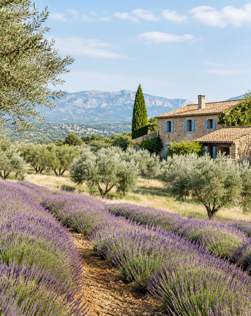 Paysage autour de Aix-en-Provence
