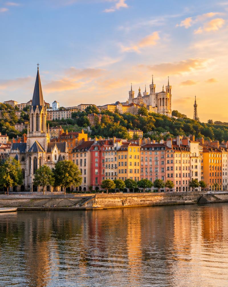 Paysage autour de Lyon